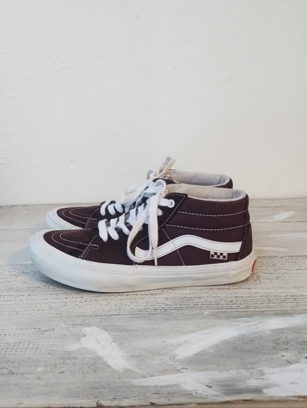 Vans Skate Grosso Mid 'Wrapped - Wine'U.S.A size men's)(UK size men's 9